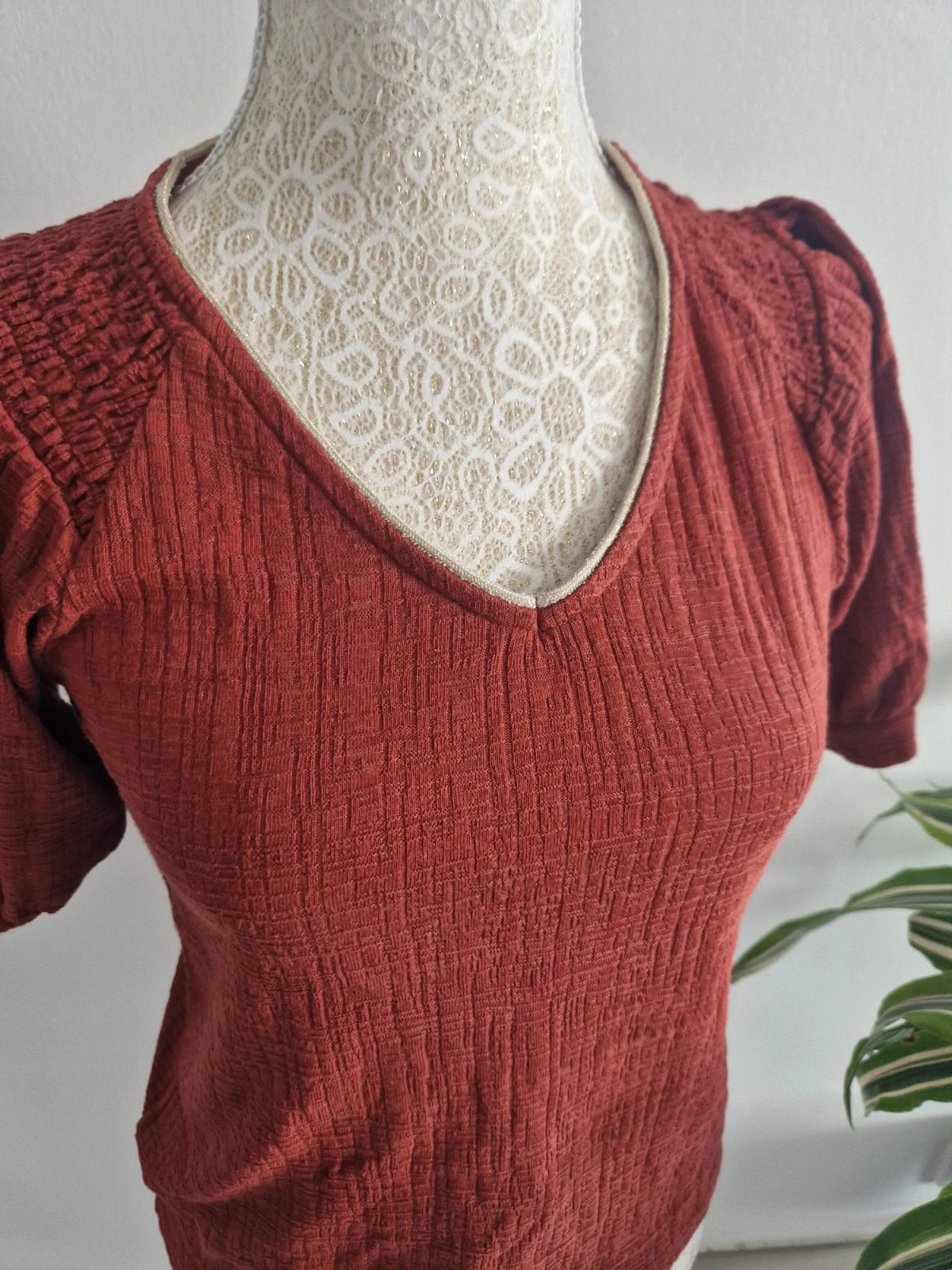 Camiseta terracota - Talla S estimada - Promod – photo 2